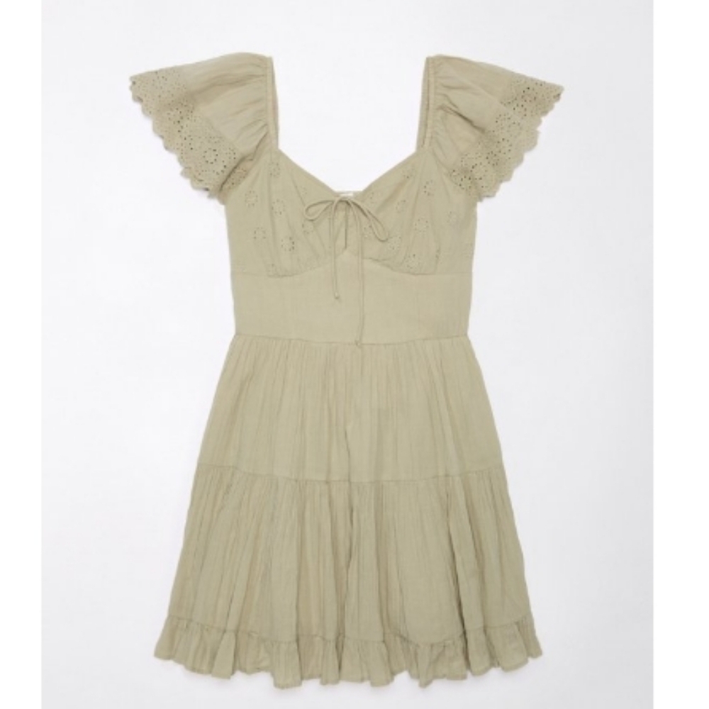 American Eagle Eyelet Flutter Dress